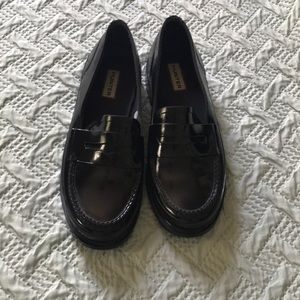 HUNTER shoes black rubber rain shoes